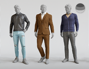 3D Clothing - Smart Casual Product Page