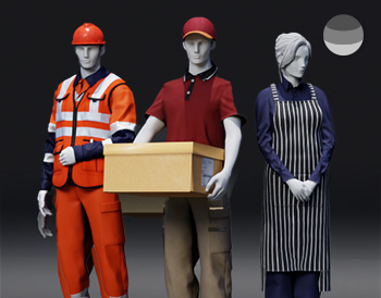 3D Clothing - Workwear 12 Product Page