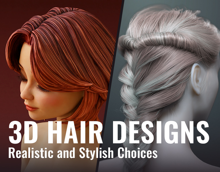 3D customizable hair