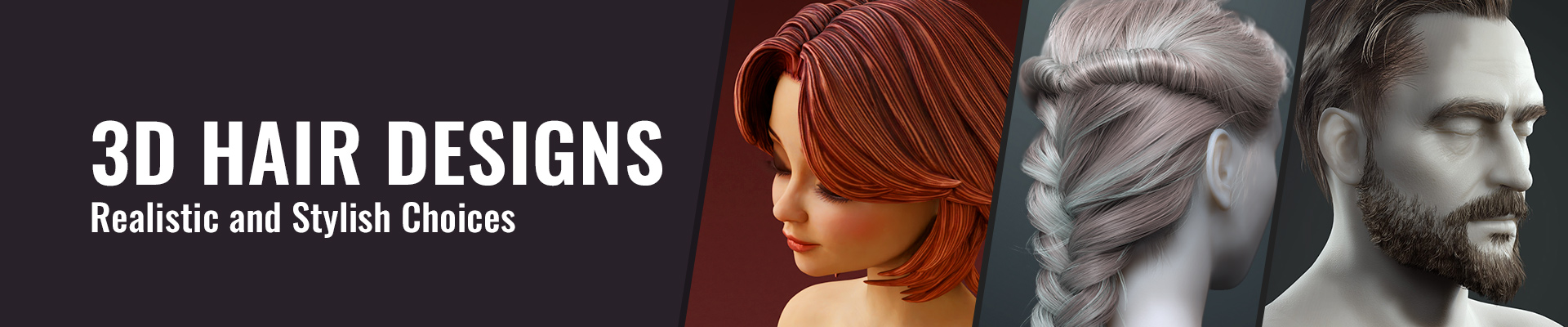 3D customizable hair