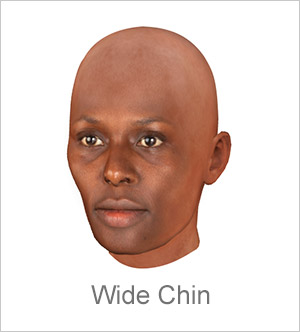 3D Avatar creato - Wide Chin