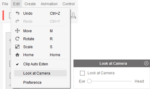 Look at Camera