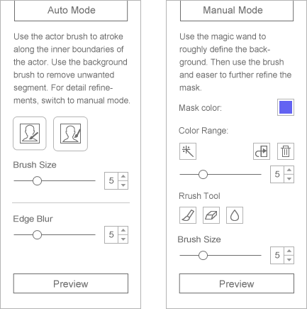 Remove background with Mask Editor