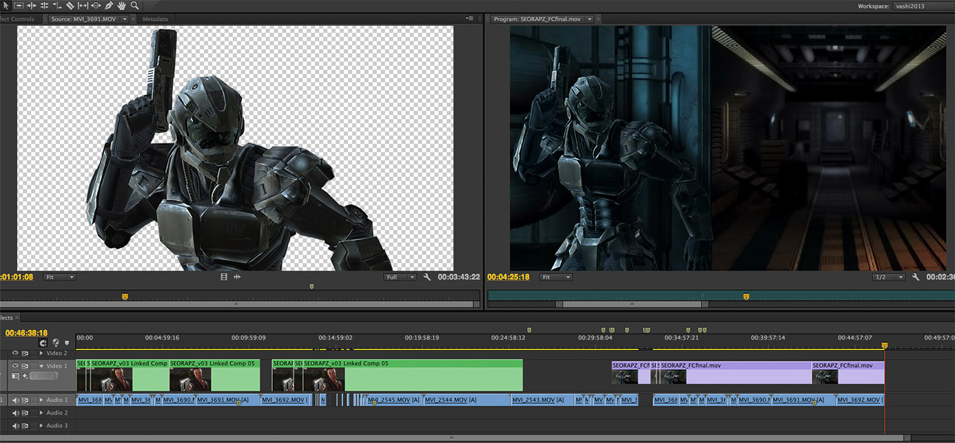 3D video post editing in iClone