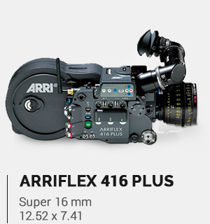use ARRIFLEX 416 PLUS to produce professional camera animations