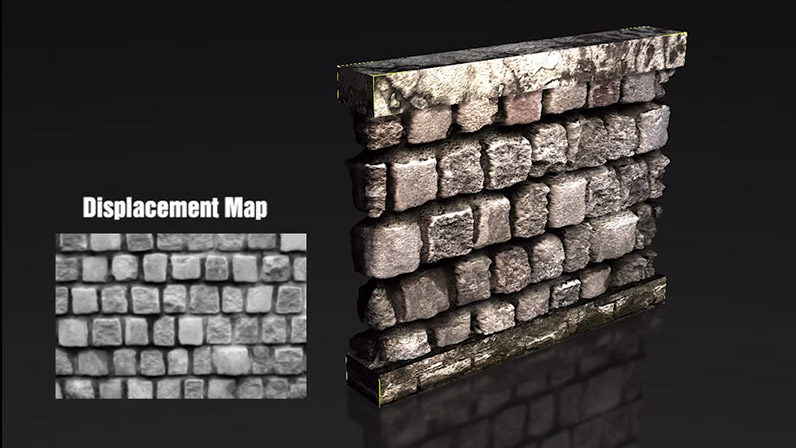 tessellation demo of displacement map