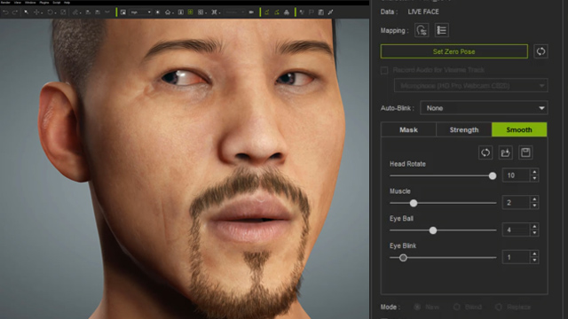 iphone facial mocap tutorial and workflow - live smoothing