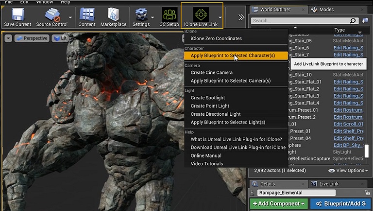 unreal animation - asset