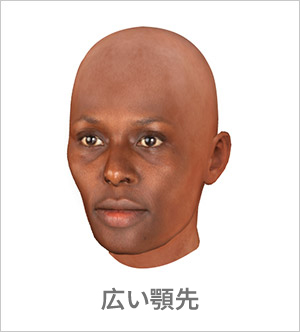 3D Avatar creator - Wide Chin
