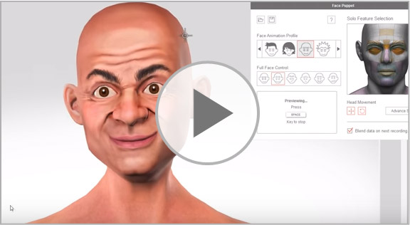 3D avatar puppeteering for face creator 