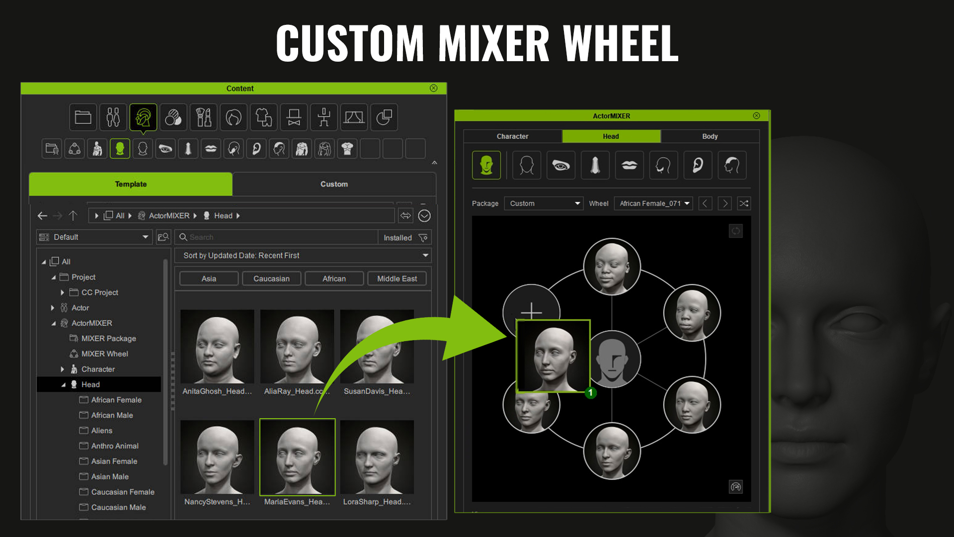 actormixer screenshot - Custom Mixer Wheel