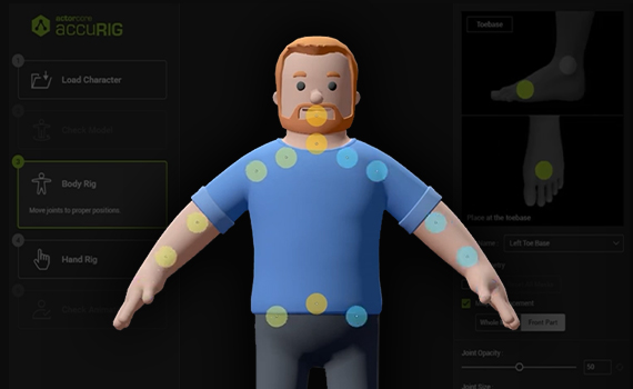 AccuRIG - Auto Rigging Characters