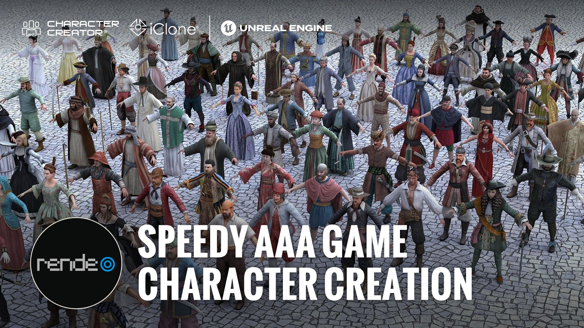 Speedy AAA Game Character Production - Rendeo Games
