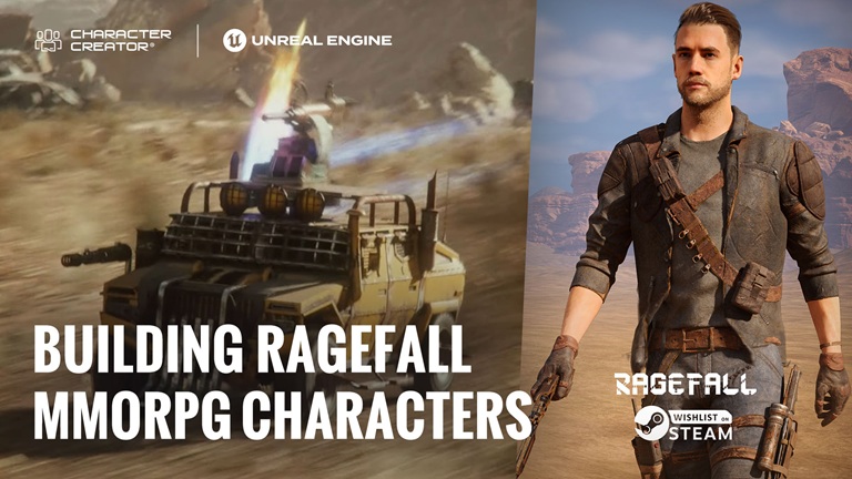 Building RageFall MMORPG Characters - TrueMotion Studio