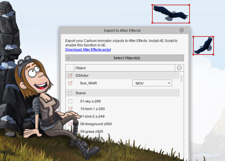2D Animation Apply VFX in AE | Cartoon Animator