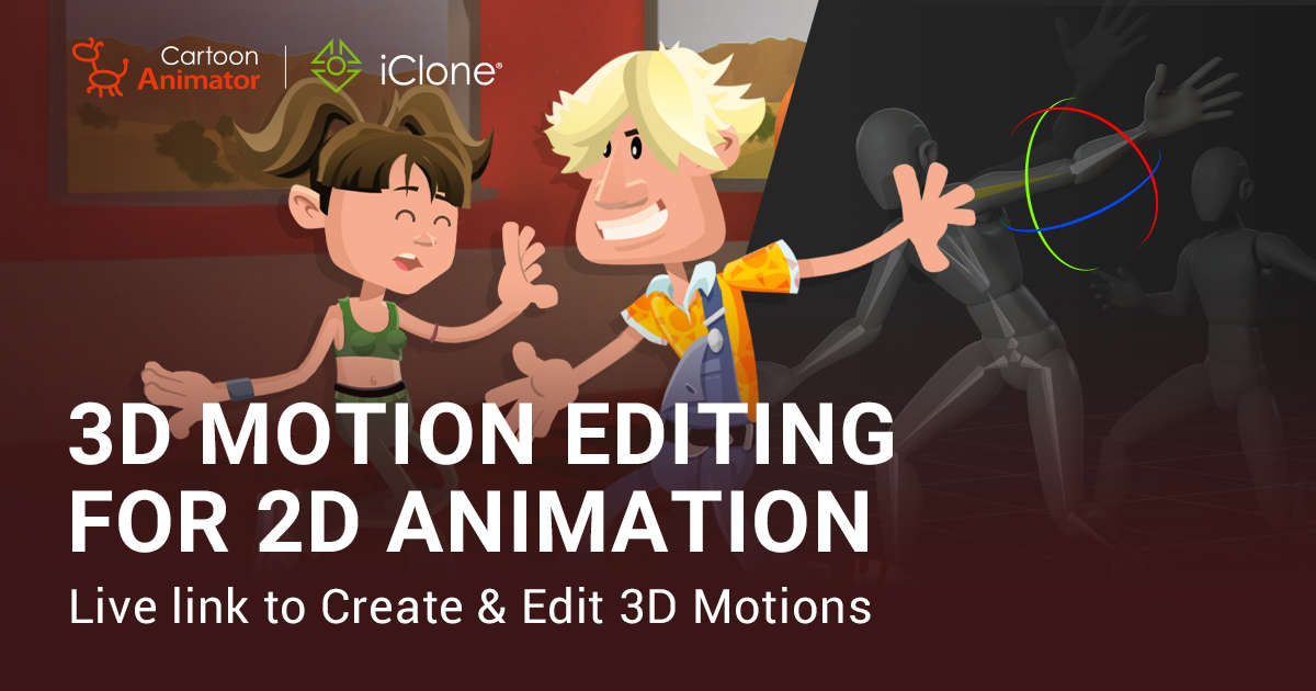 Motion Link 3d Motion Editing For 2d