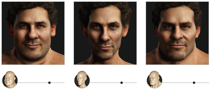 face generator - ai generated face - change face shapes