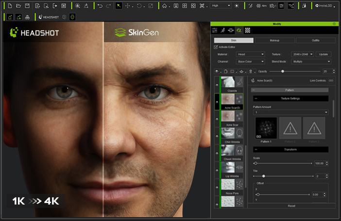 AI-Generated Facial Photos For 3D Human Creation | Headshot Plugin