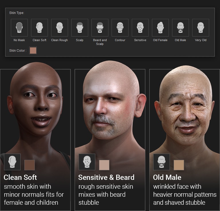 Face Generator for 3D | Headshot Character Creator