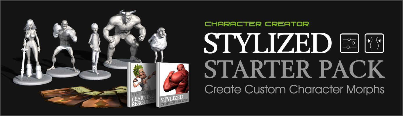 create your own character - stylized pack