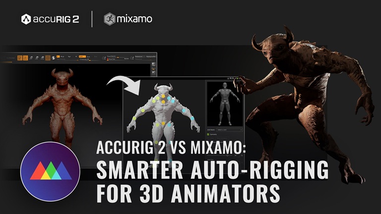 AccuRIG 2 vs Mixamo - School of Motion