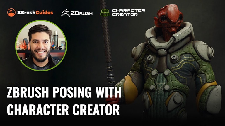 Masterful Poses in ZBrush with CC Advanced AccuRIG and Pose Tools - Pablo Munoz