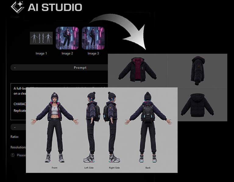 AI Studio concept design tools