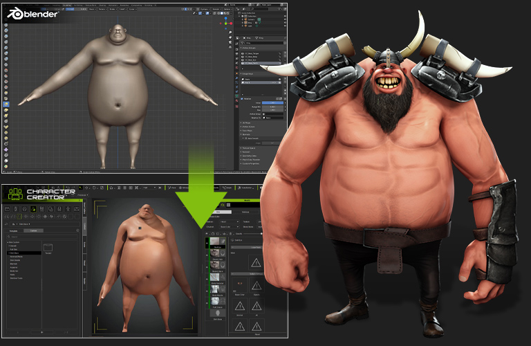 Rigged Character Maker for Blender | Character Creator