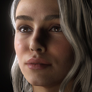 Beautiful ultra-realistic 3d rendering character des