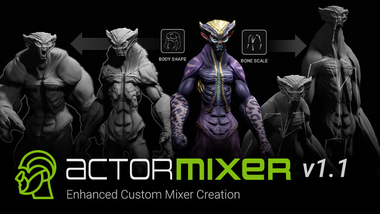 ActorMIXER v1.1 Grand Update for Character Creator 5.2