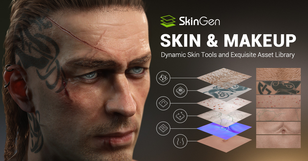3D Face for Digital Human, SkinGen