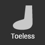 Toeless