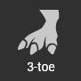 3-toe