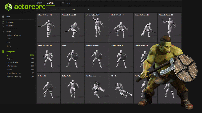 nvidia omniverse - character assets and motion - actorcore and iclone