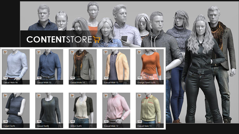 Nvidia Omniverse - 角色资产与动作 - 商店和市场