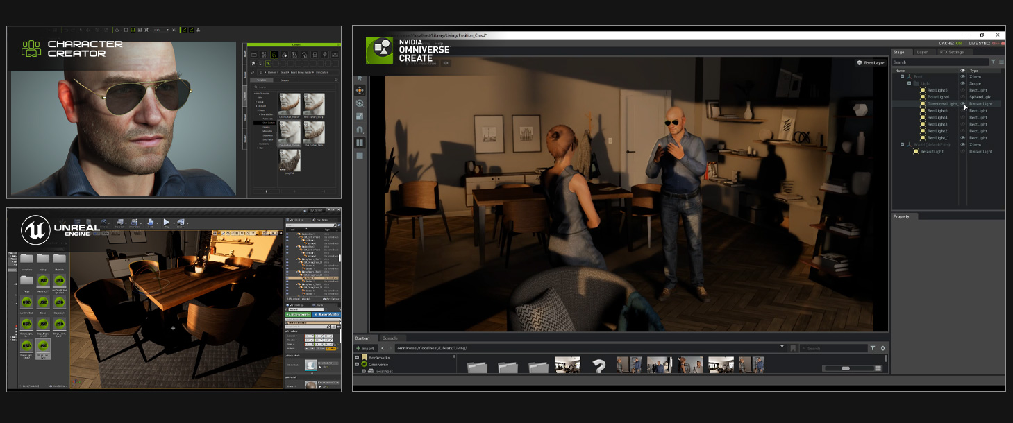 Nvidia Omniverse - 用于预可视化电影导演的角色