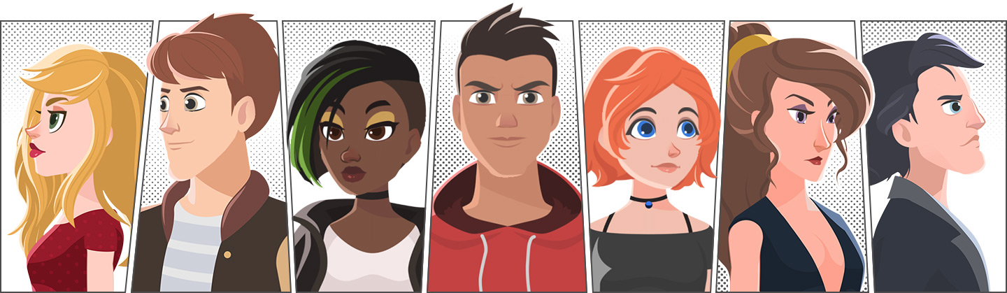 characters - G3 360 head
