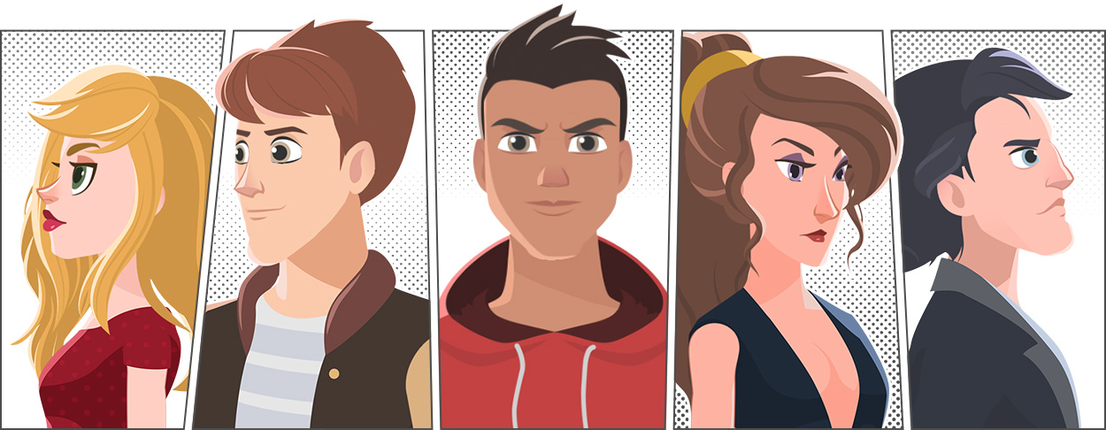 characters - G3 360 head