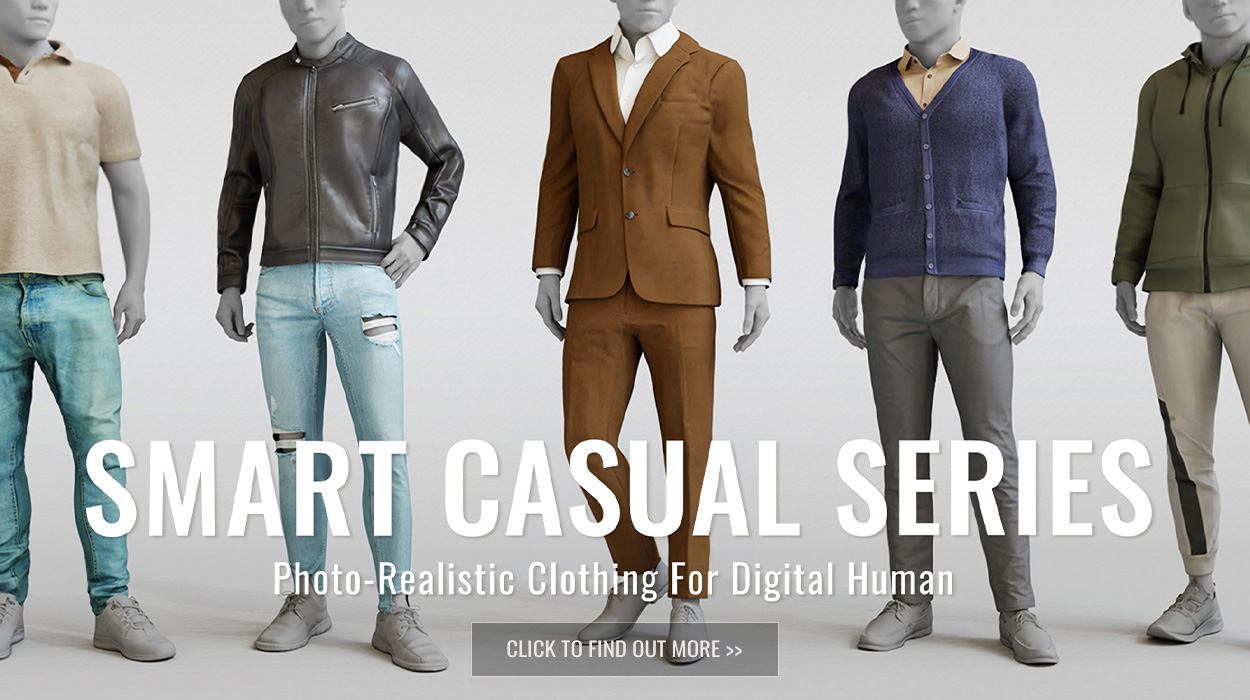 3d scan clothes-photorealistic clothing