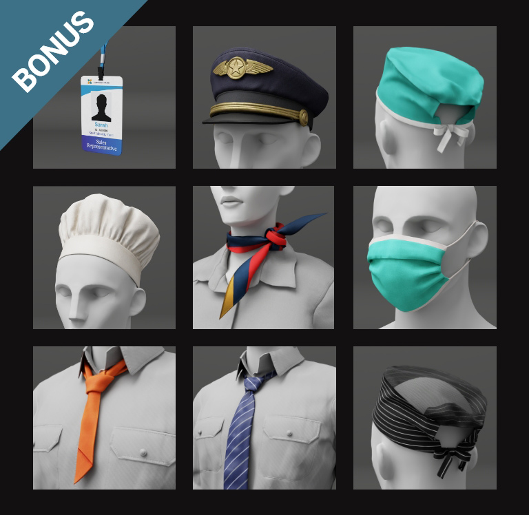 3D Clothing - BUSINESSWEAR 13 Bonus