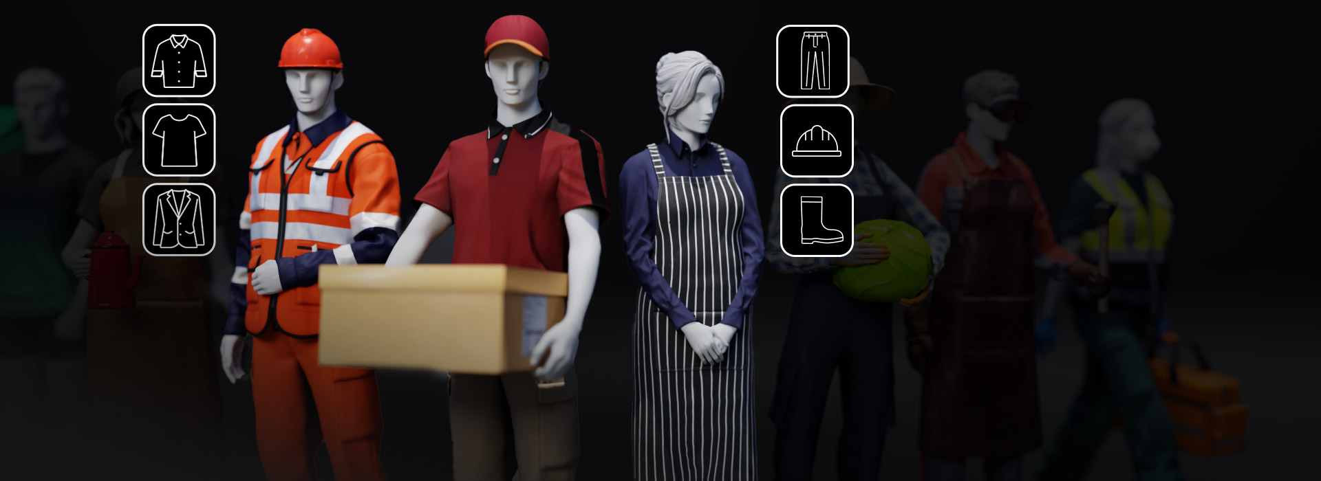 3D Clothing - Workwear 12