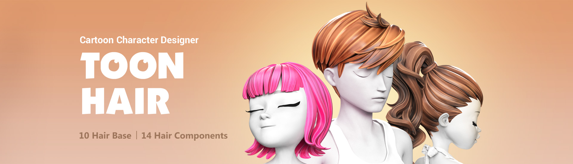 Cartoon Character Designer - Toon Hair