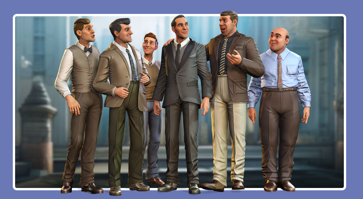 cartoon character-BUSINESS STORY PLOTS