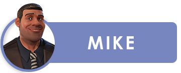 cartoon character-MIKE
