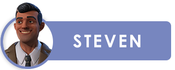 cartoon character-STEVEN