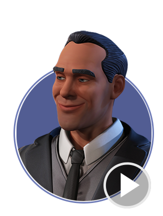 cartoon character-peter-facial expression video