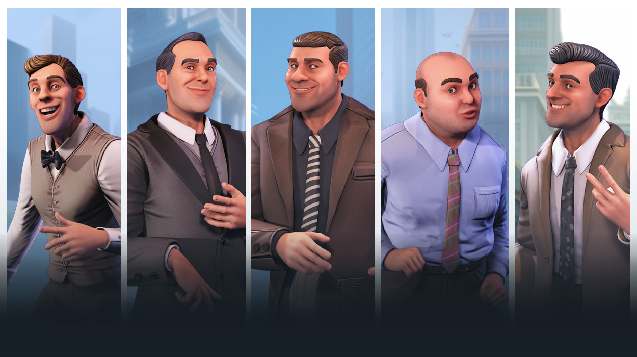 cartoon character-realistic comic style characters