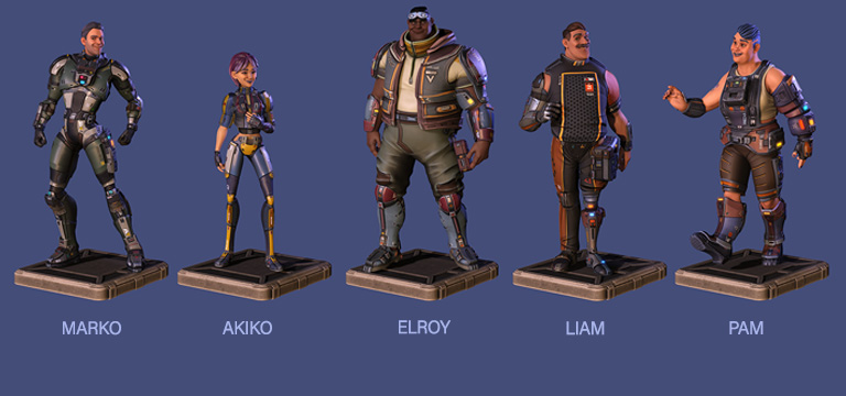 cartoon character-body shapes in clothes