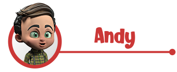 cartoon character-Andy