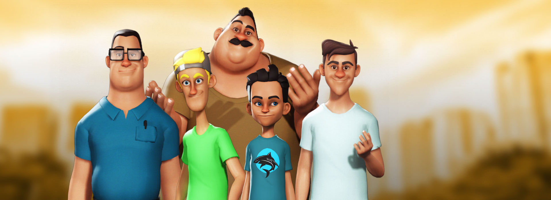 The Dudes | 3D Models | Character Creator